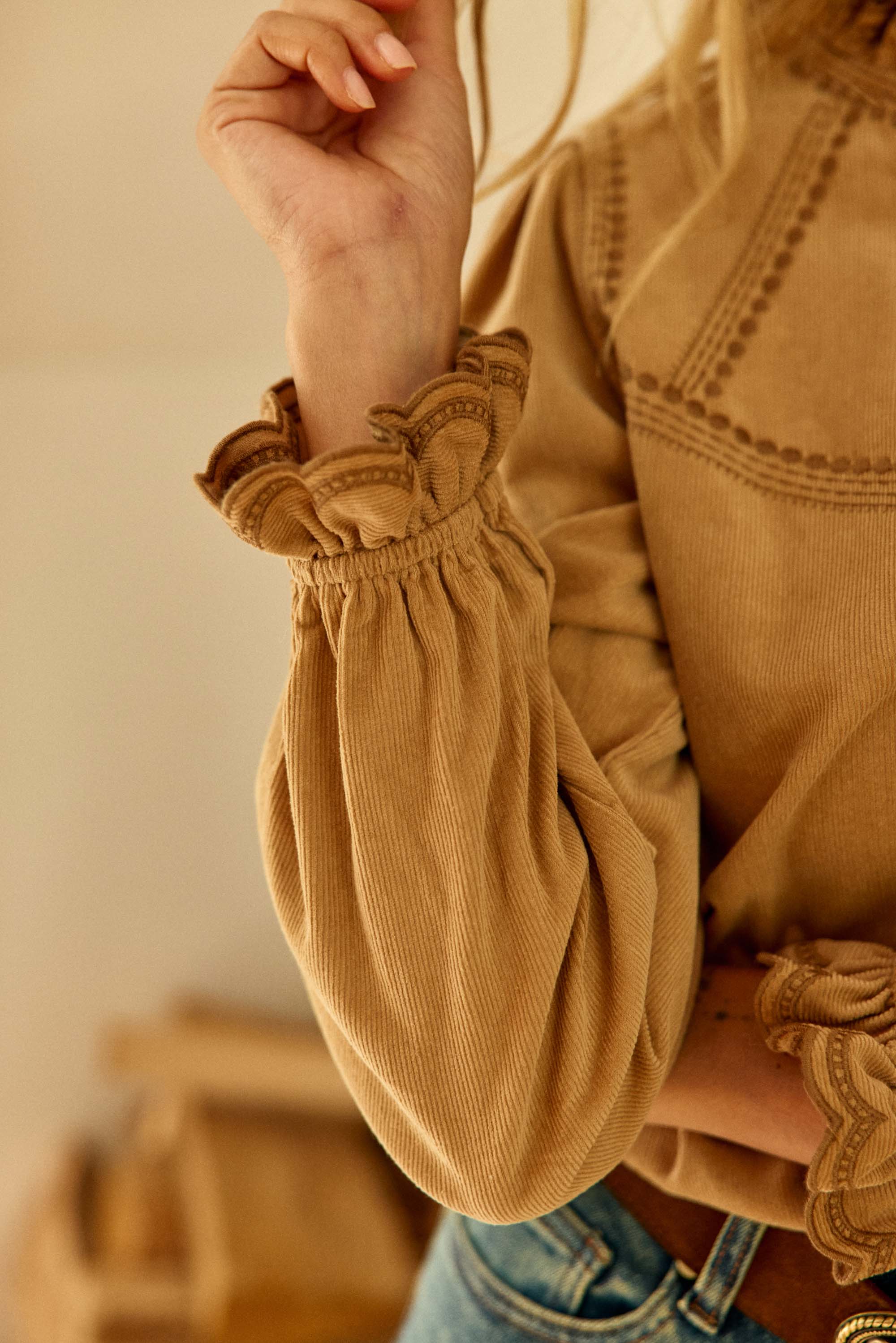 Blouse beige - Beriza