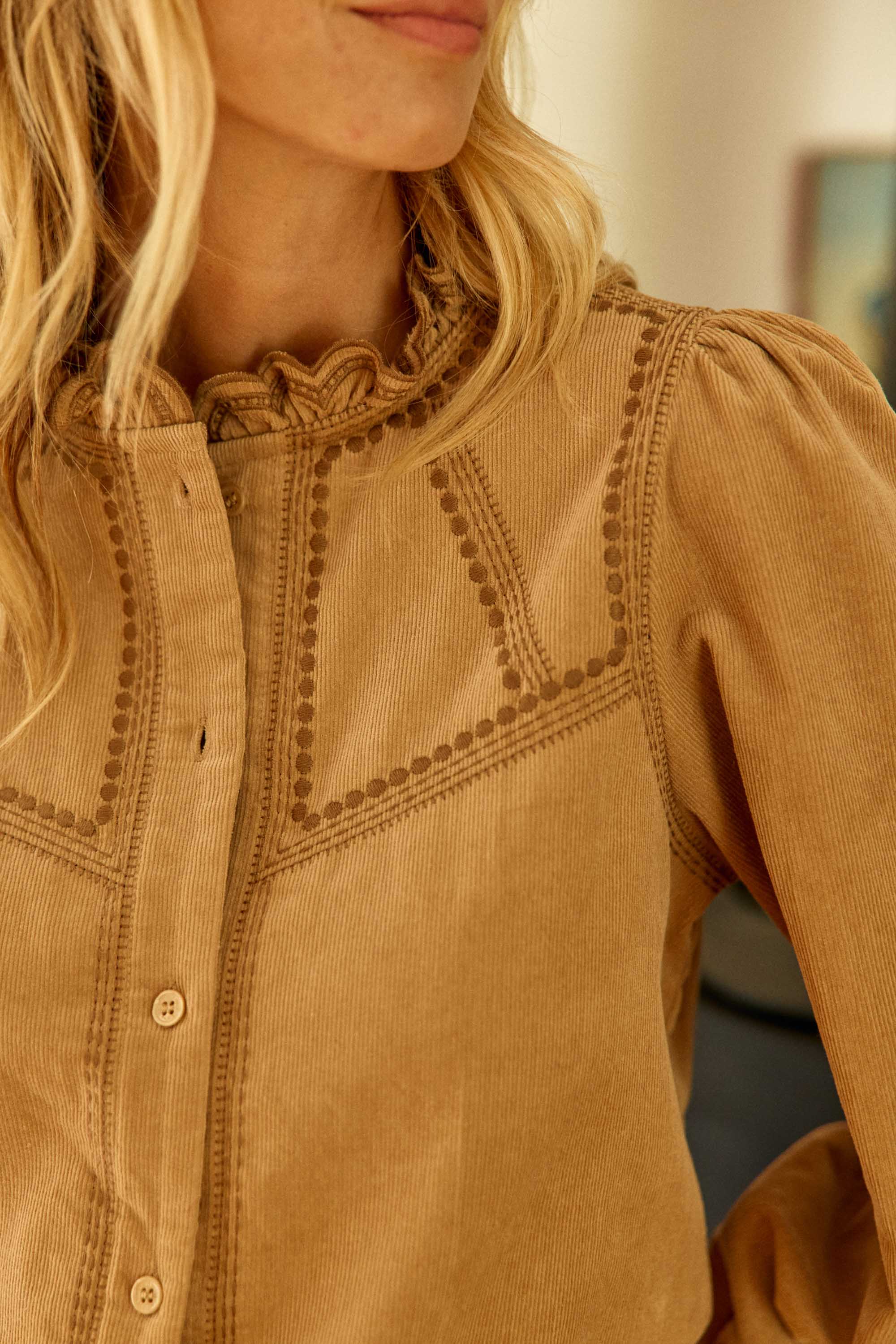 Blouse beige - Beriza