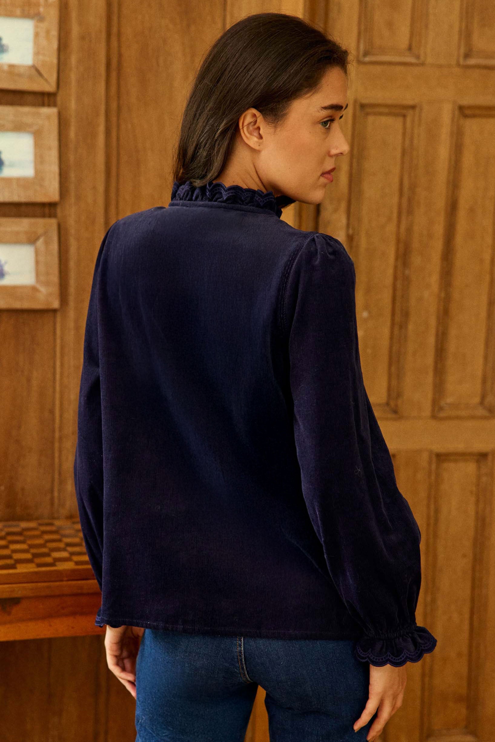 Blouse marine - Beriza