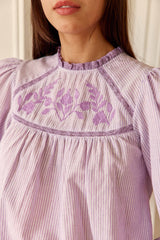 Blouse parme - Birtin