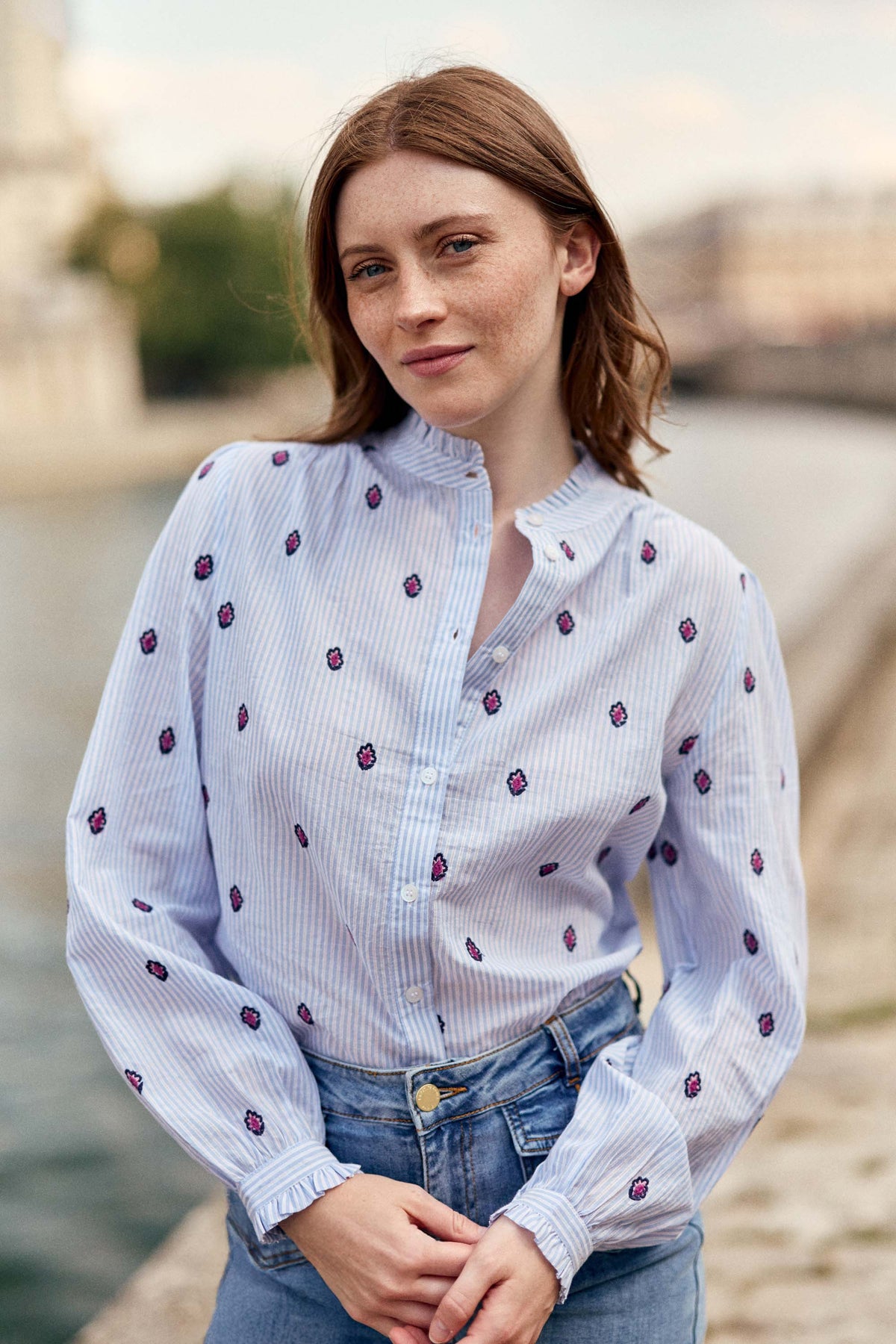 Blouse avec broderies - Blooma