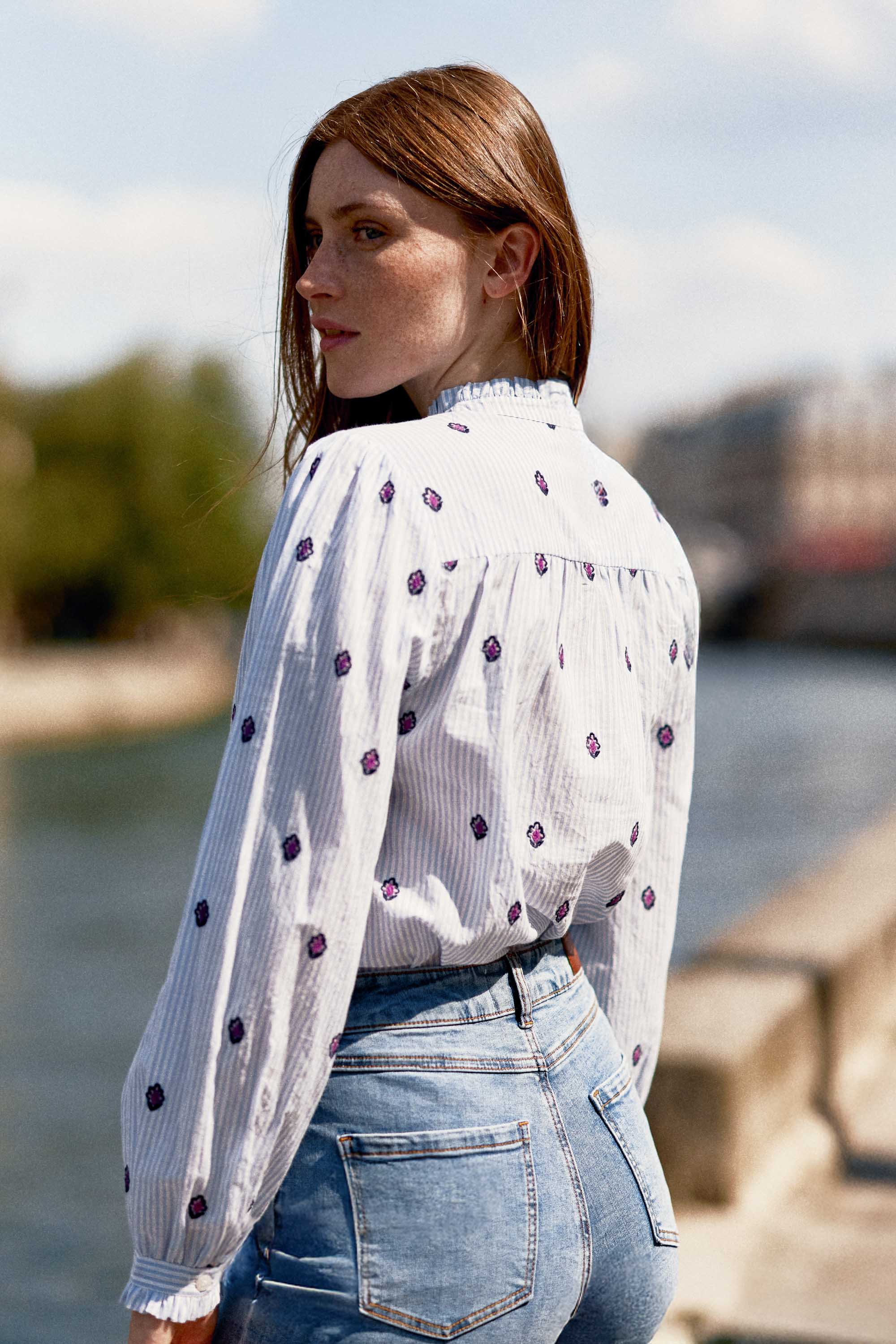 Blouse avec broderies - Blooma