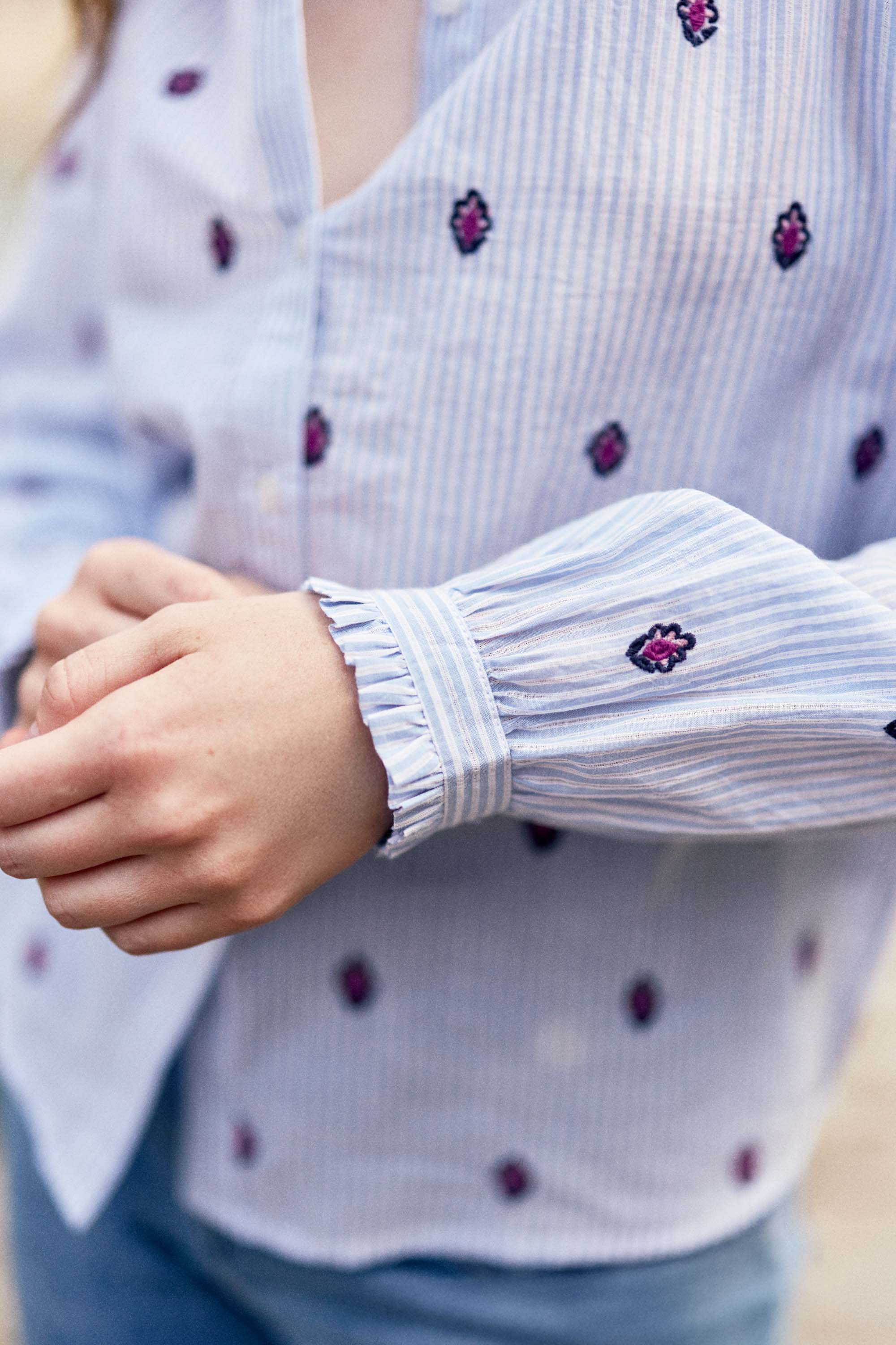 Blouse avec broderies - Blooma