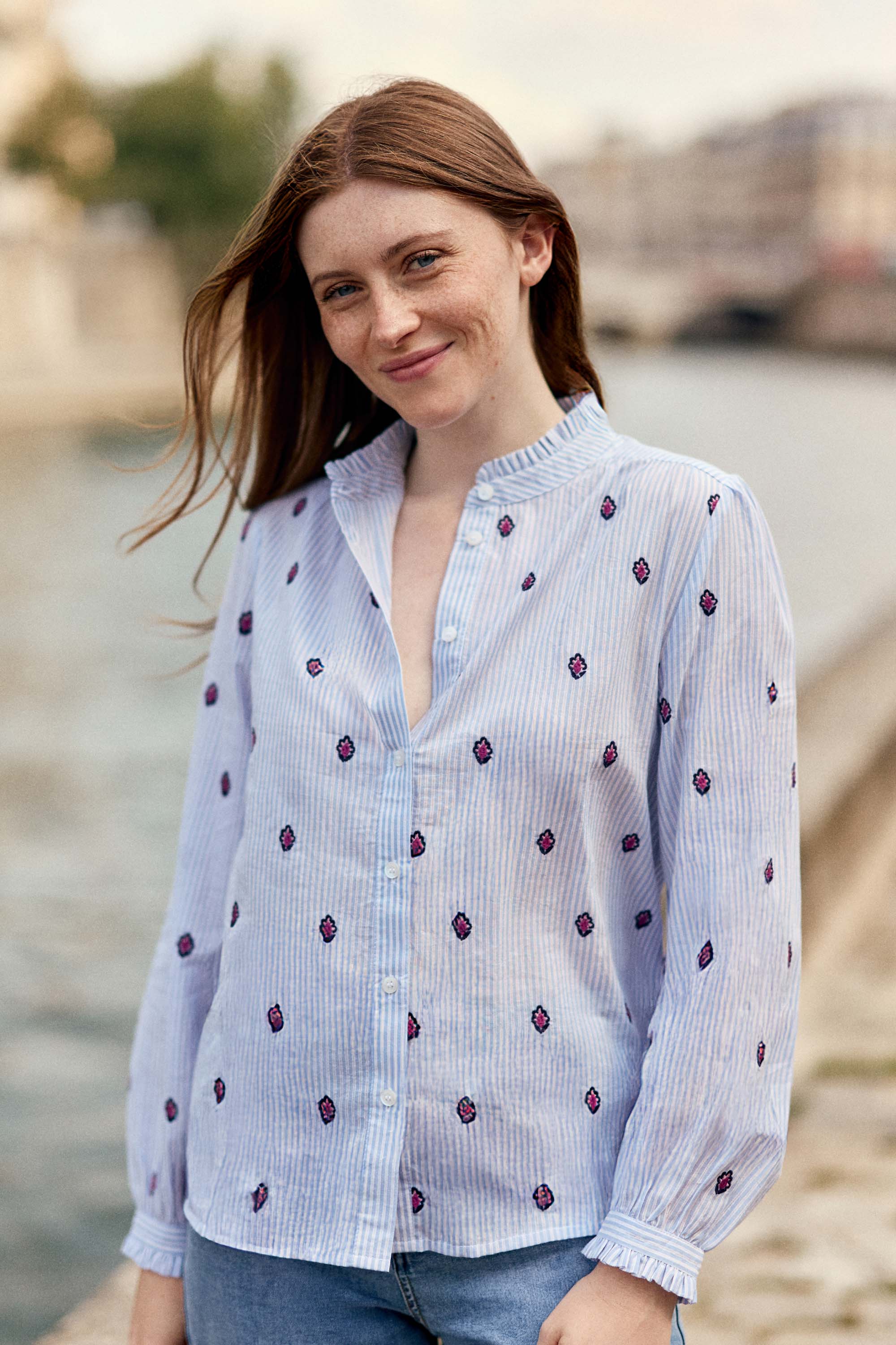 Blouse avec broderies - Blooma