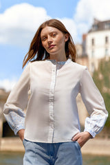 Blouse avec broderies - Bloy