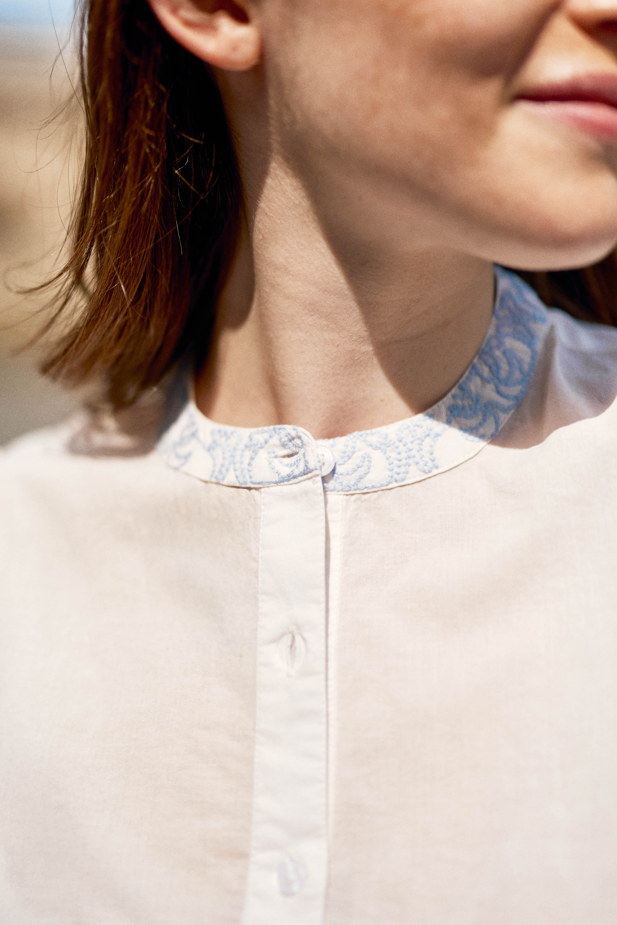 Blouse avec broderies - Bloy