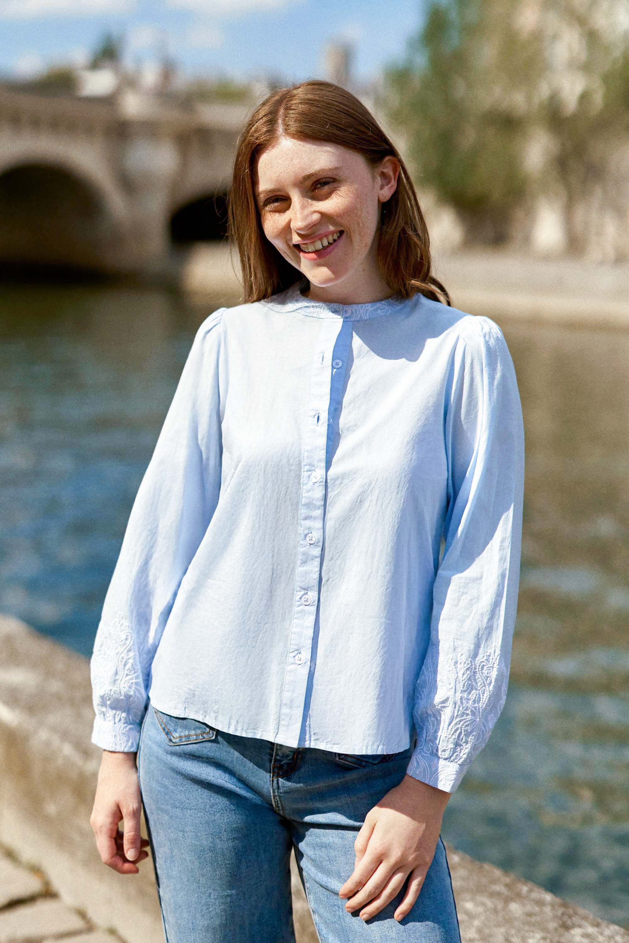Blouse avec broderies - Bloy