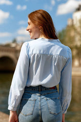 Blouse avec broderies - Bloy