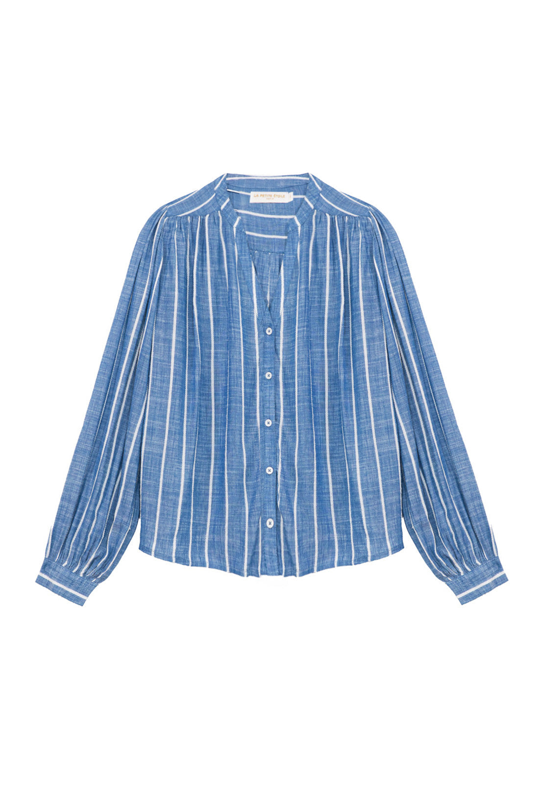 Blouse à rayures - Blue