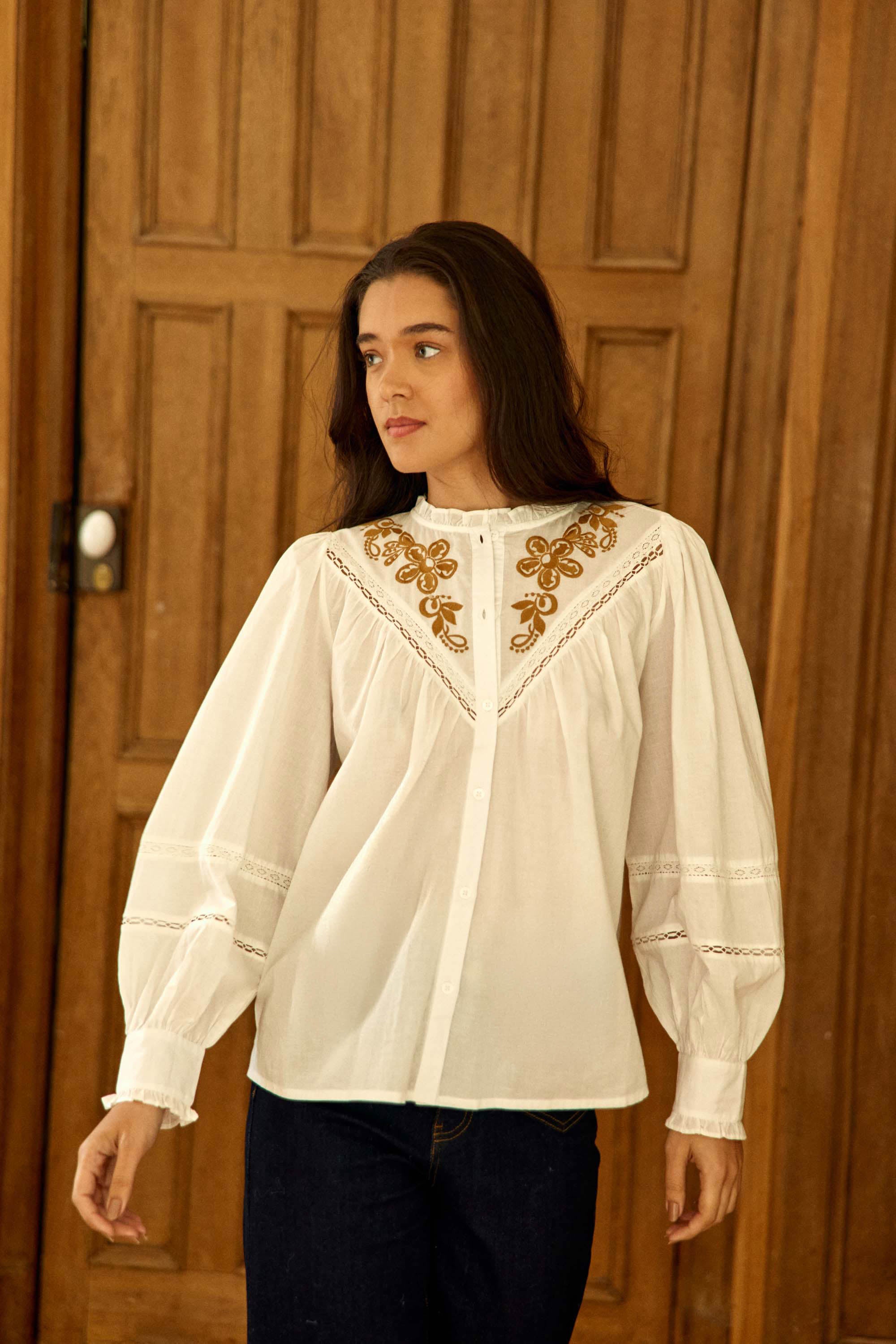 Blouse écru - Bobie
