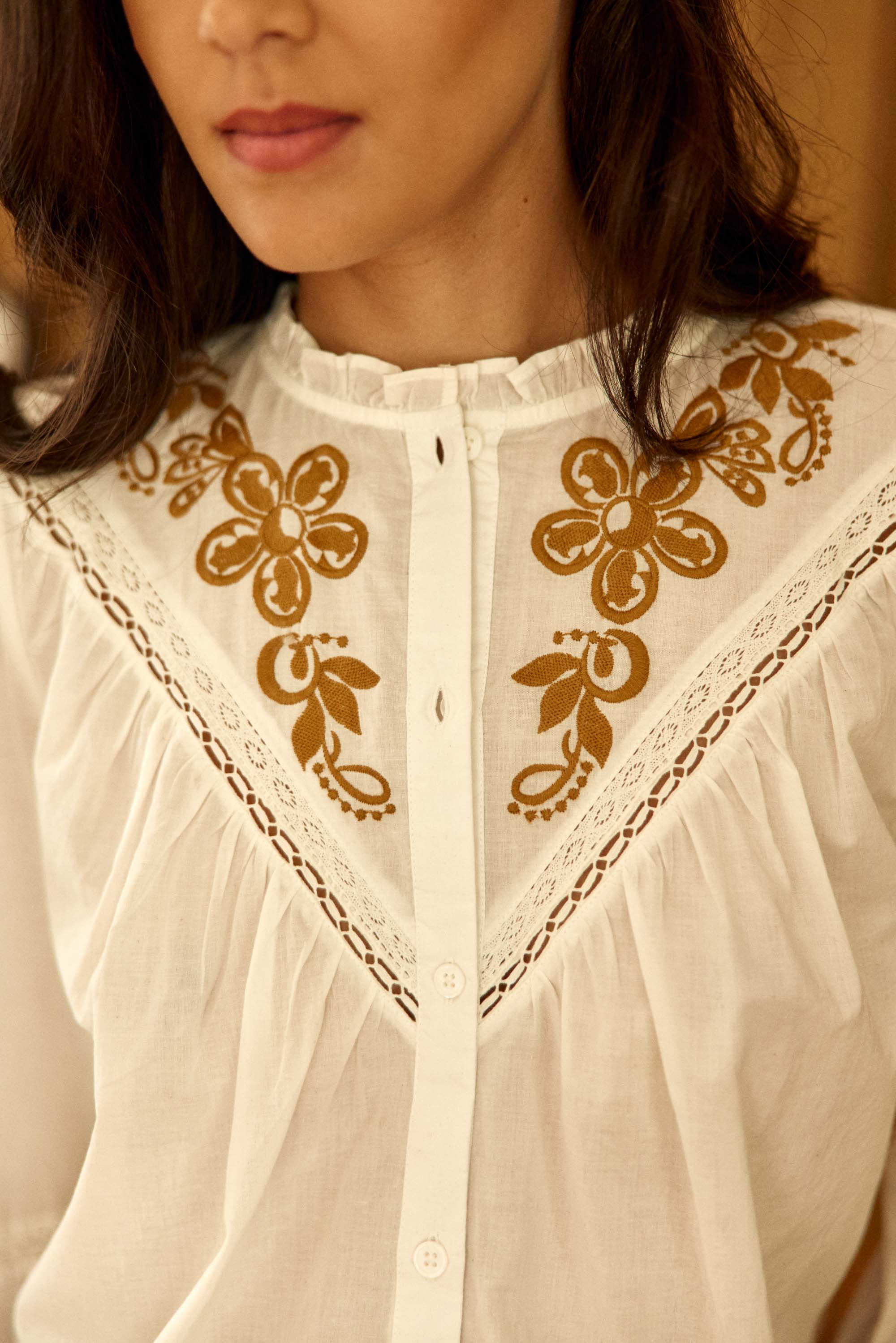 Blouse écru - Bobie