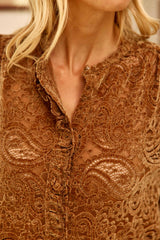 Blouse camel - Bolentia