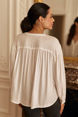 Blouse col V blanc - Bolia