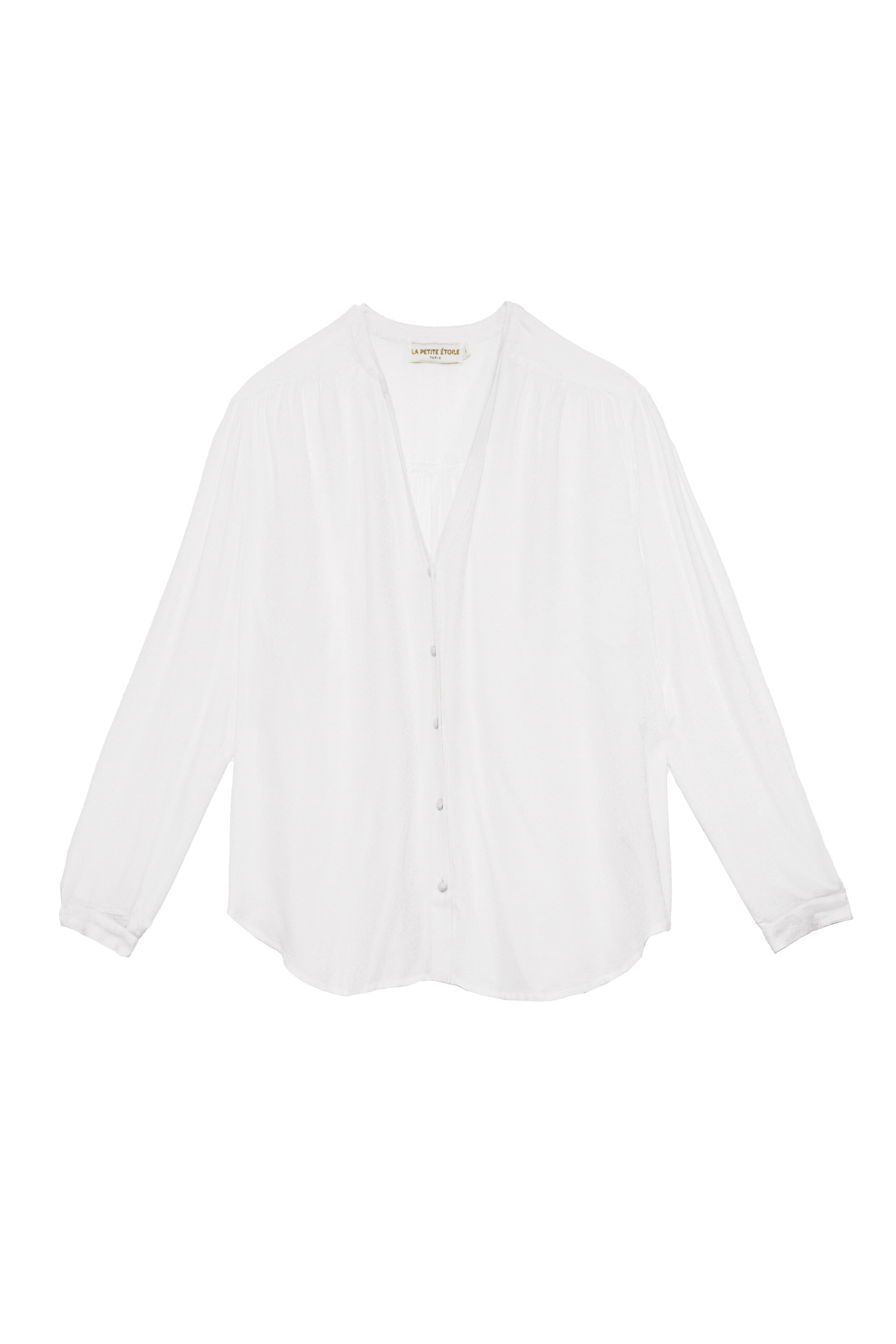 Blouse col V blanc - Bolia