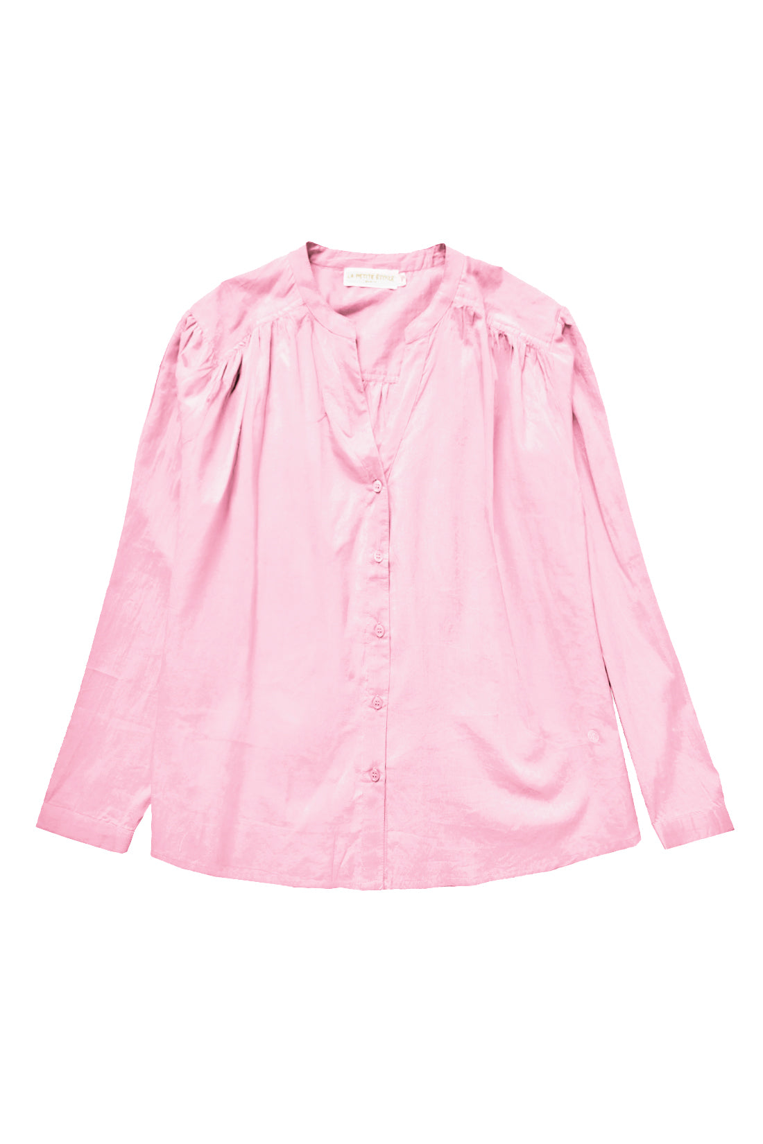 Blouse col V rose clair - Bolia