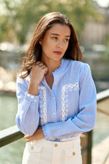 Blouse avec broderies - Borys