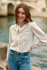 Blouse avec broderies - Borys