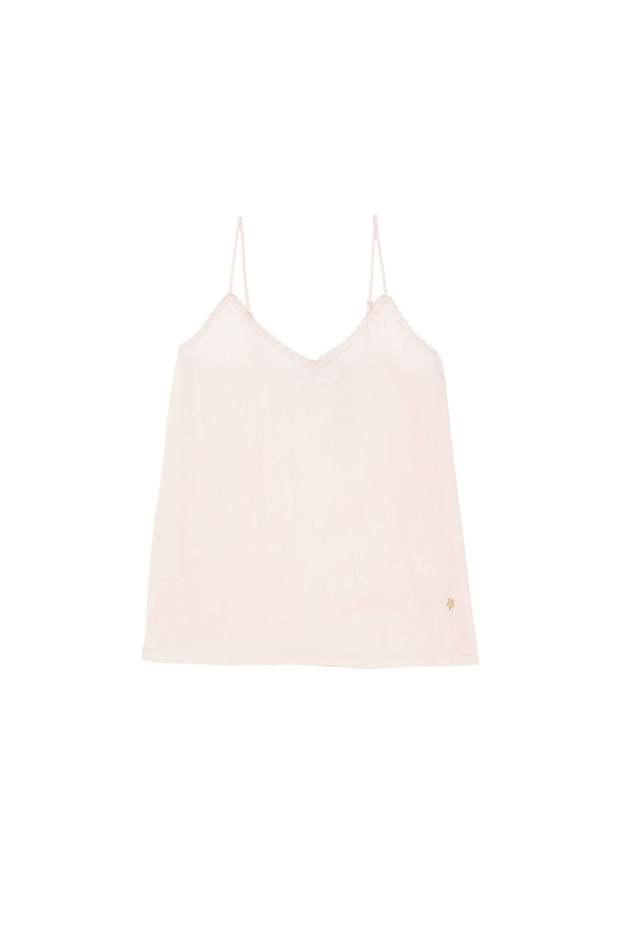 Caraco et shorty set Botsy - Champagne