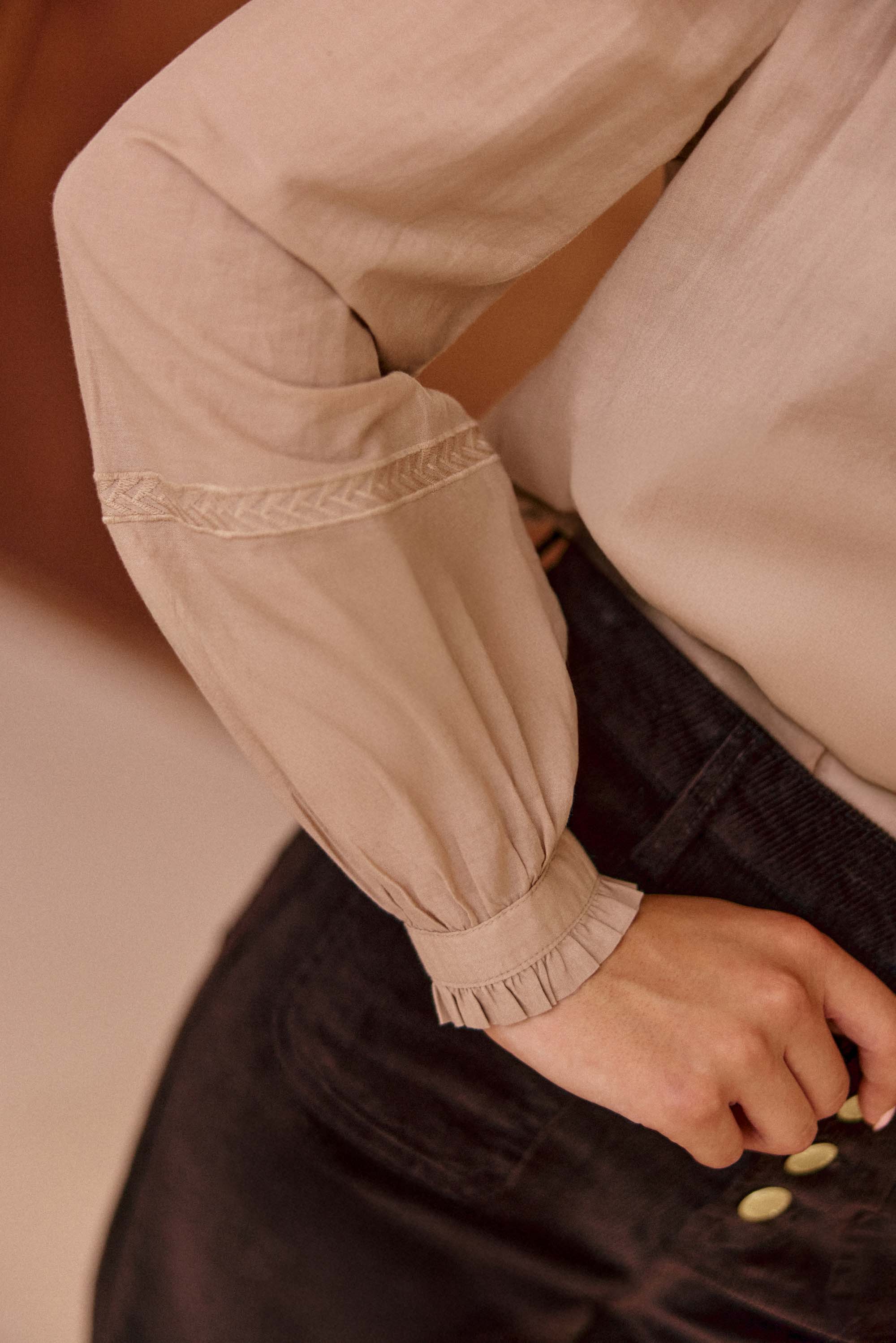 Blouse camel - Bowie