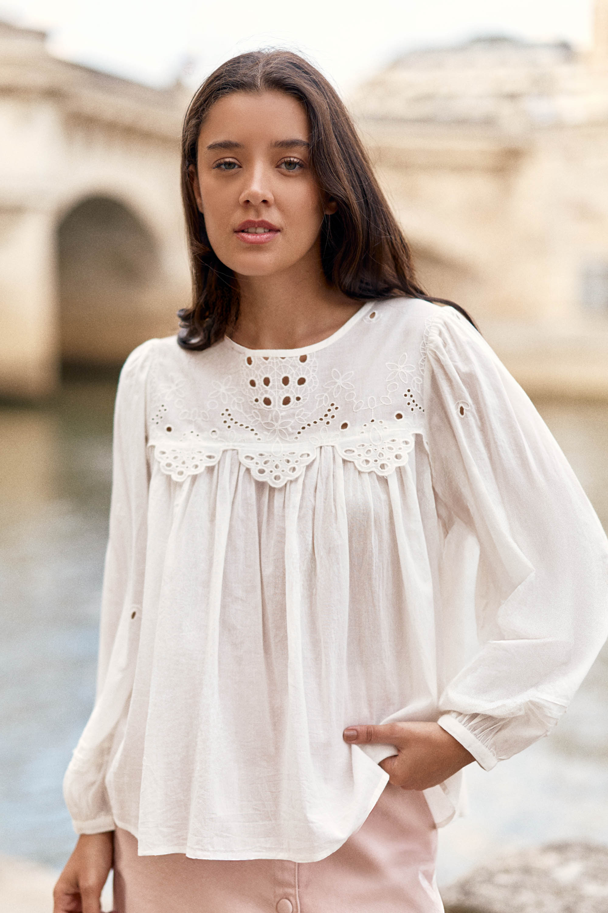 Blouse écrue - Brany