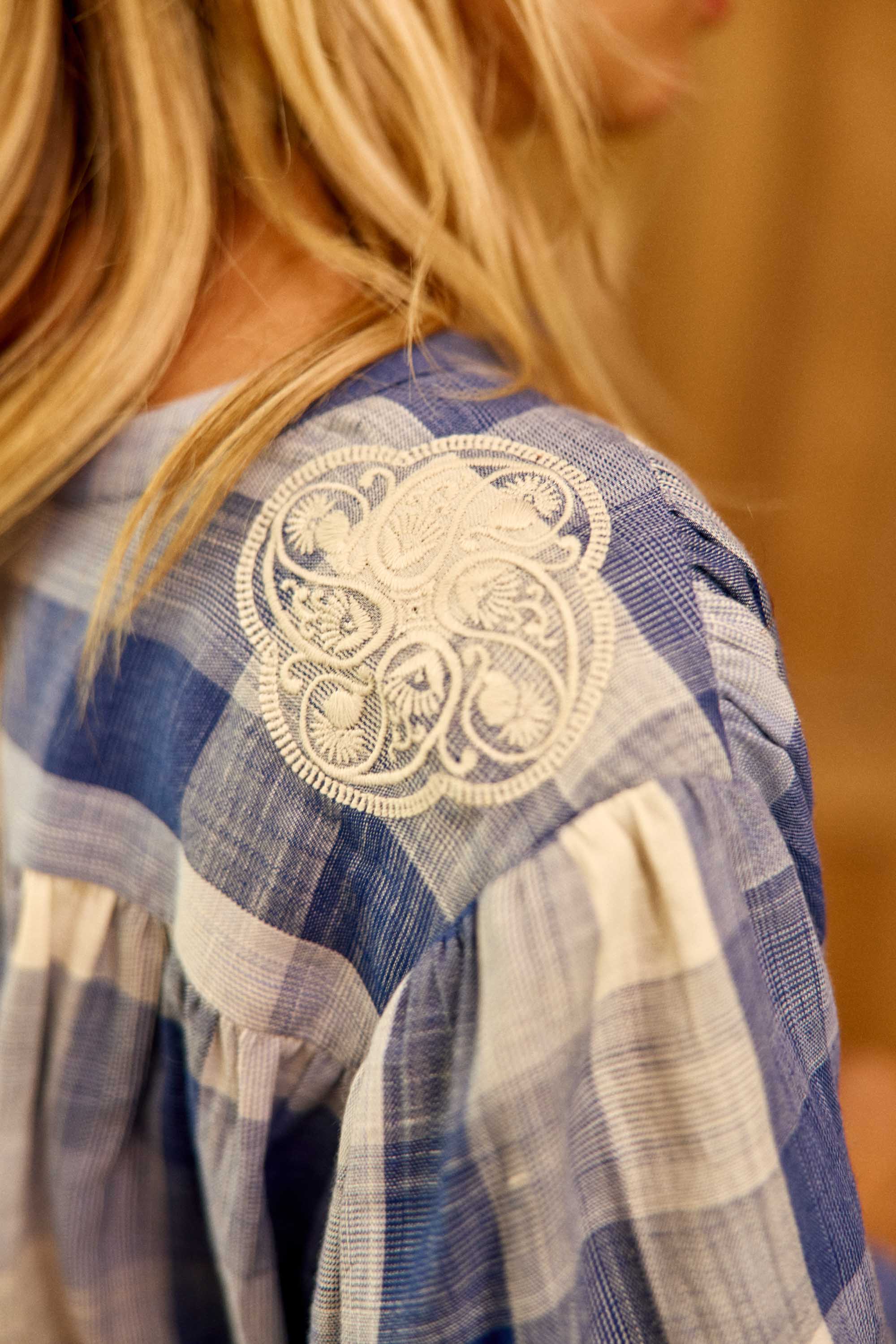 Blouse bleue - Brinda