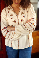 Blouse ecru - Bryn