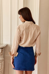 Chemisier beige - Carla