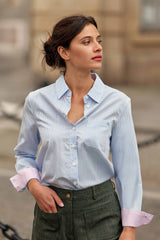 Chemisier bleu - Carla