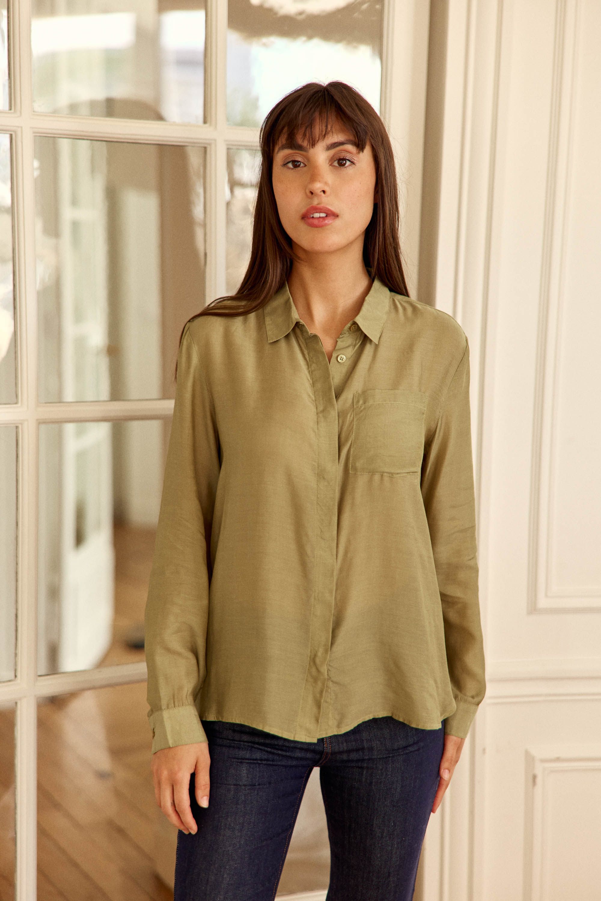 Chemisier kaki - Carlita