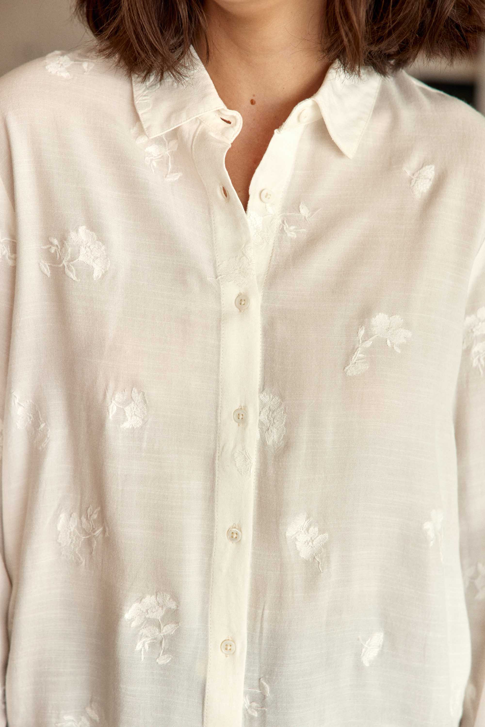 Chemisier ecru - Chania