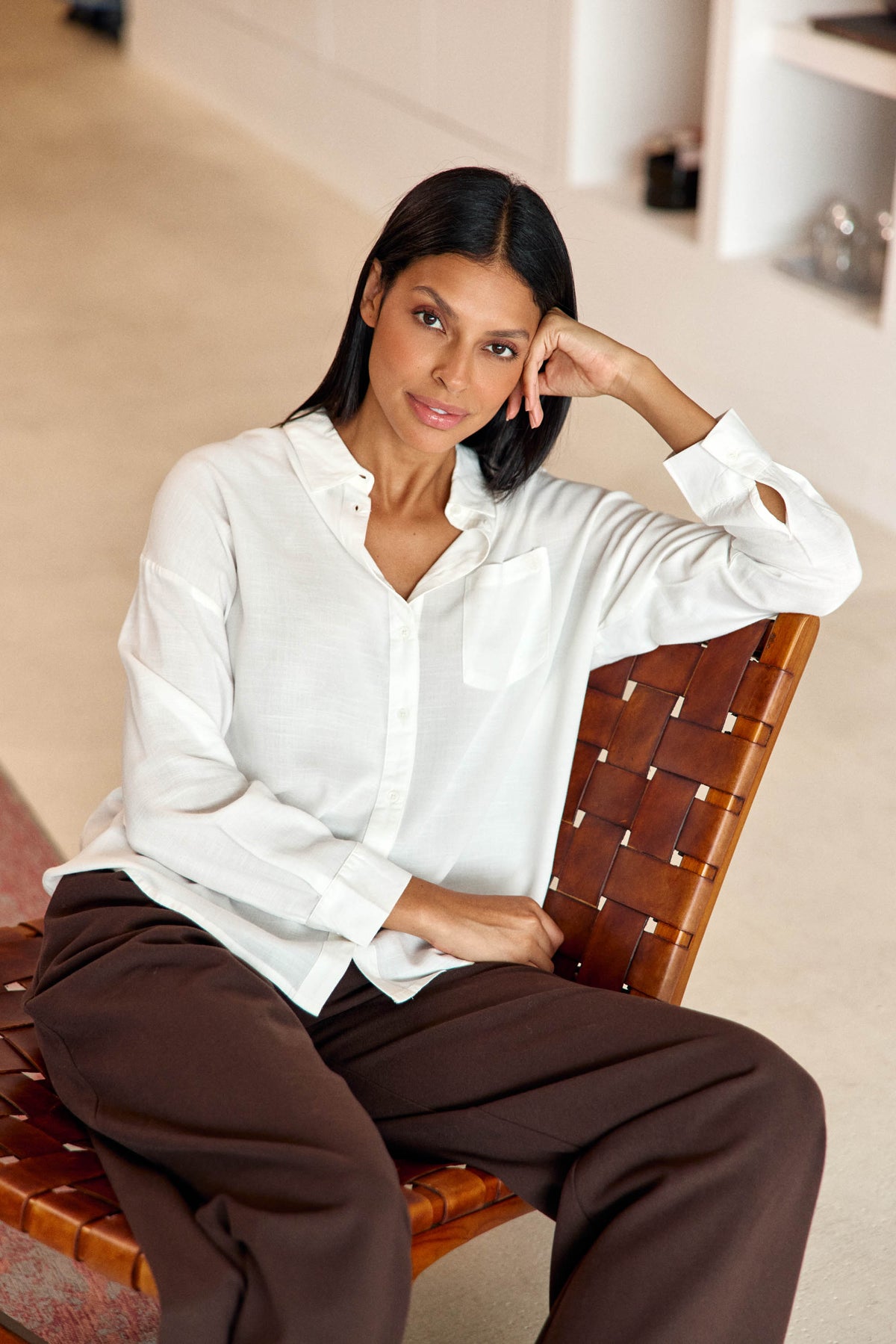 Chemisier ecru - Chanice