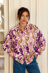 Chemisier violet - Claria