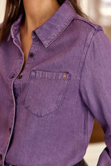 Chemisier parme - Clem