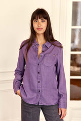 Chemisier parme - Clem