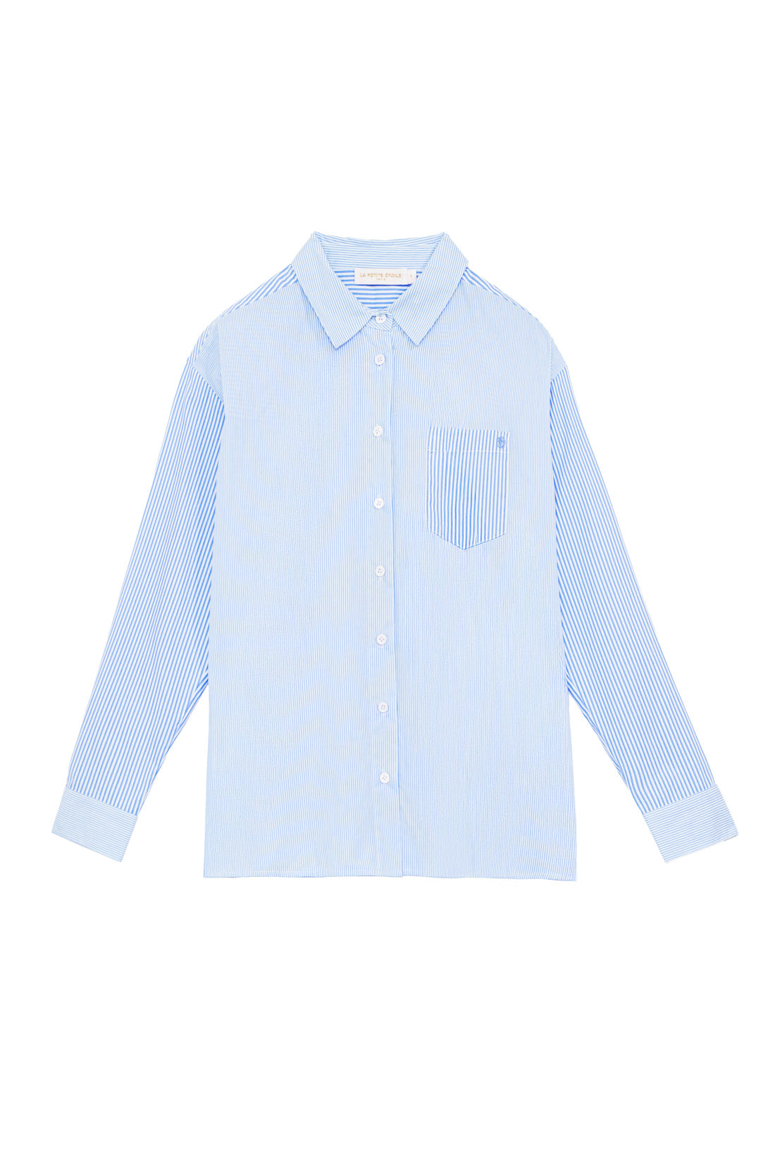 Chemise à rayures bleu/blanc - Coralia