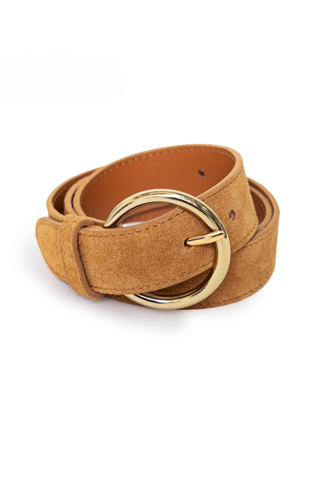 Ceinture cuir camel - Dixon
