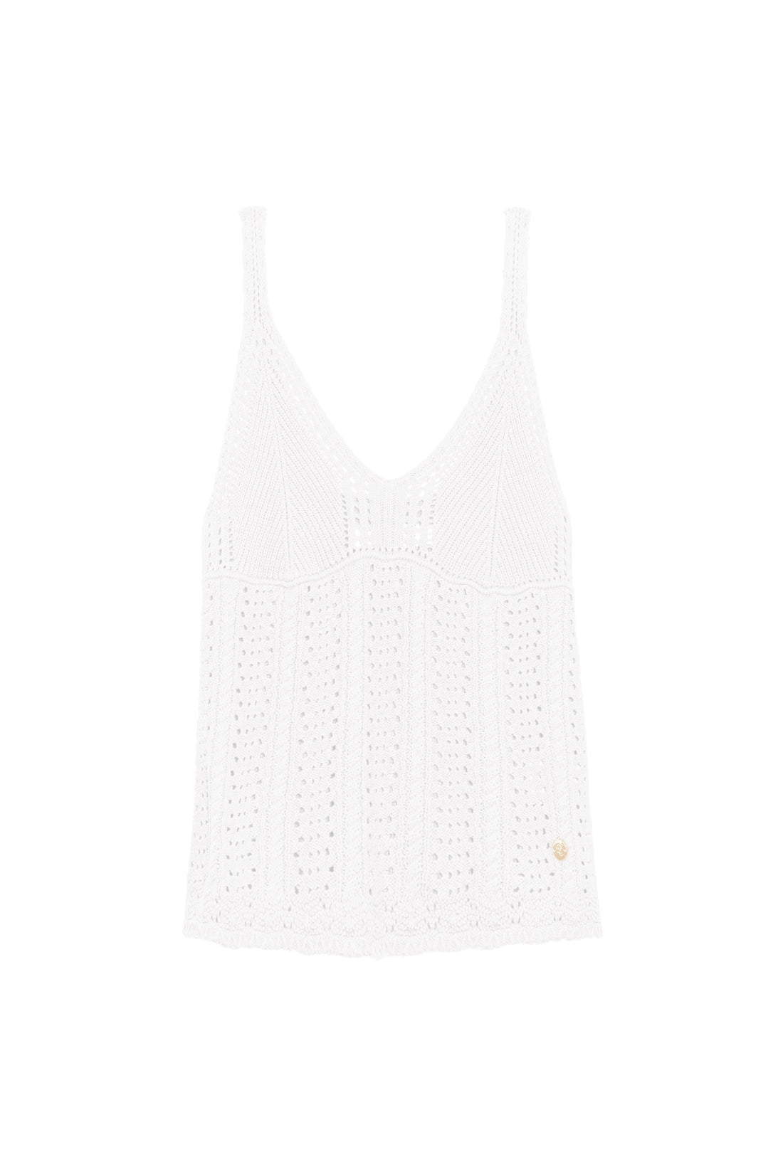 Débardeur fines bretelles écru - Dune