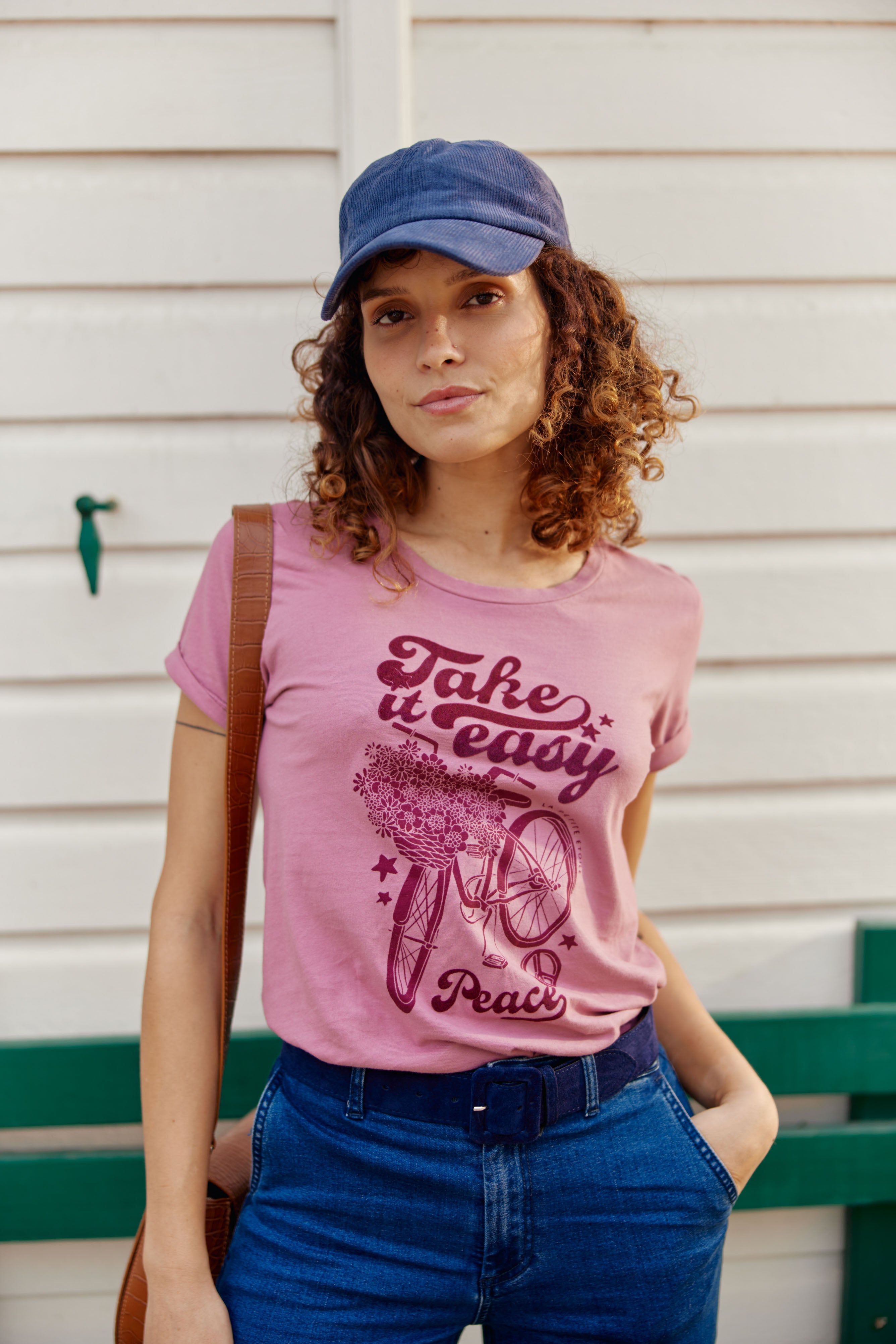 Ceinture cuir marine - Elma