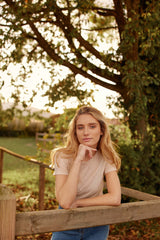 T-Shirt beige - Elva