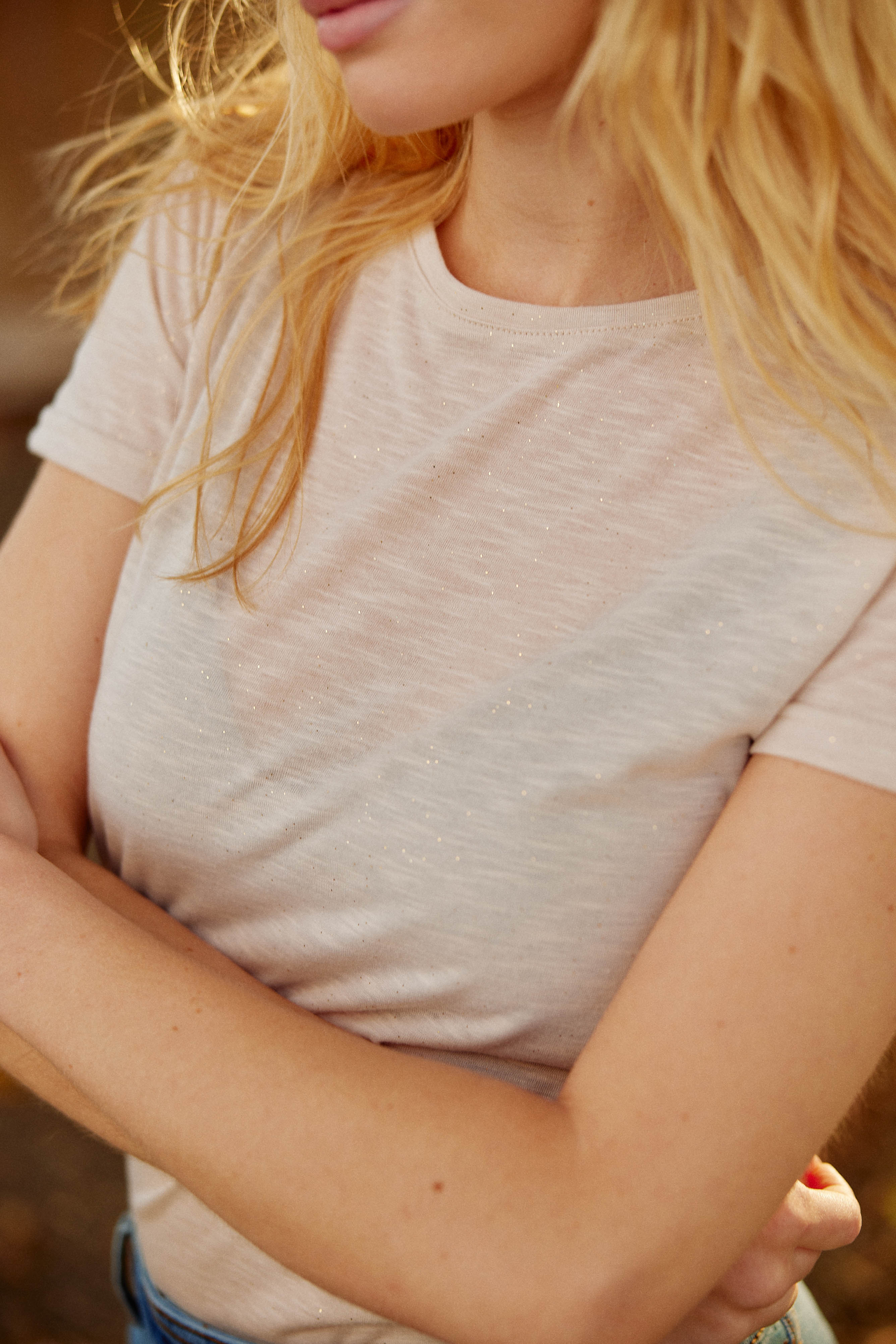 T-Shirt beige - Elva