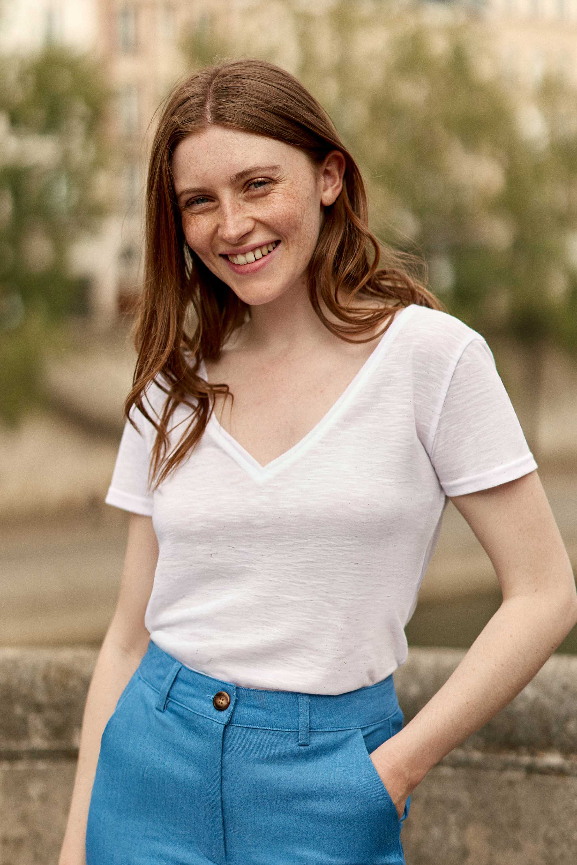 T-shirt blanc - Elvie