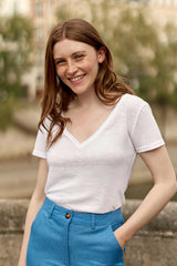 T-shirt blanc - Elvie