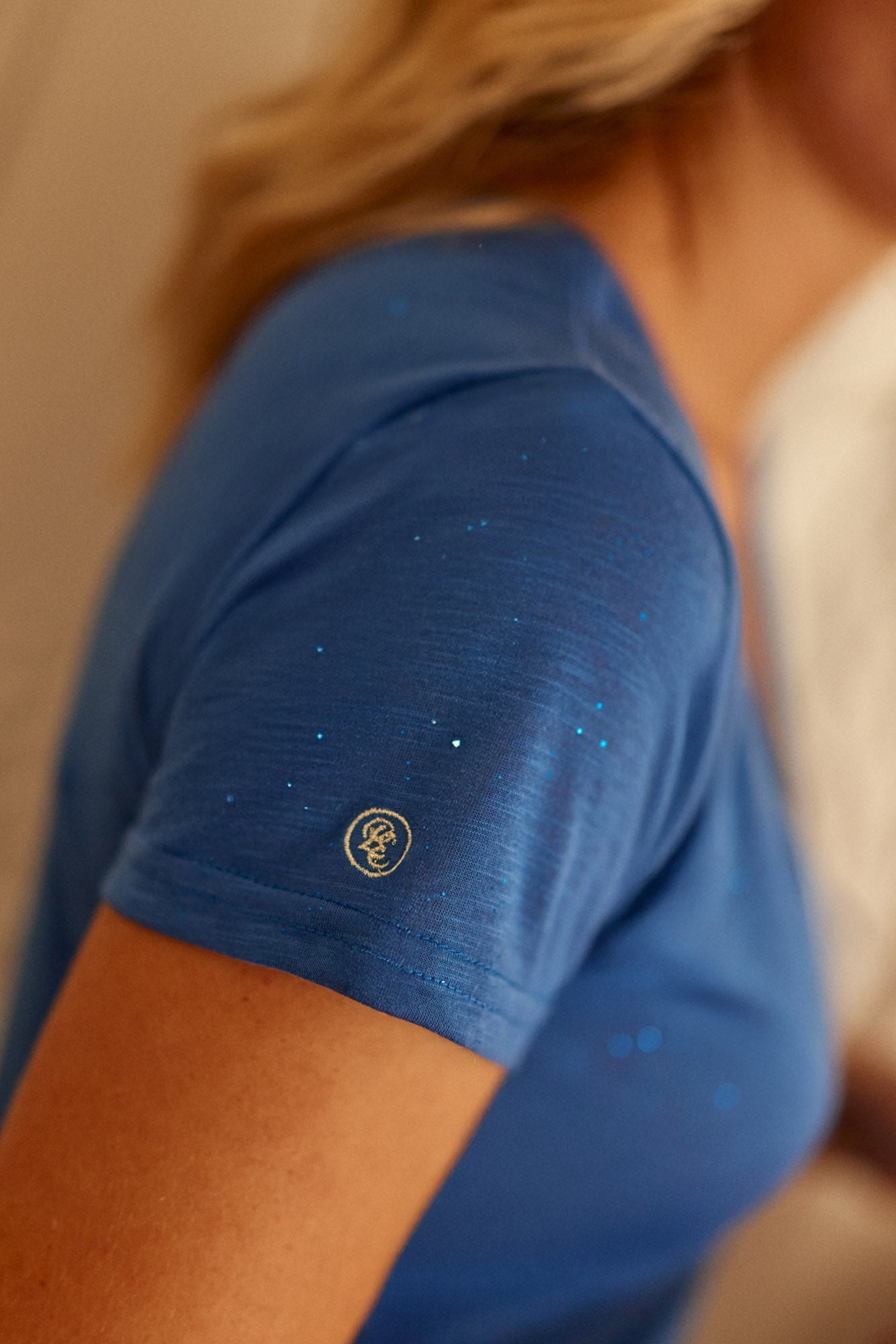 T-shirt bleu - Elvie