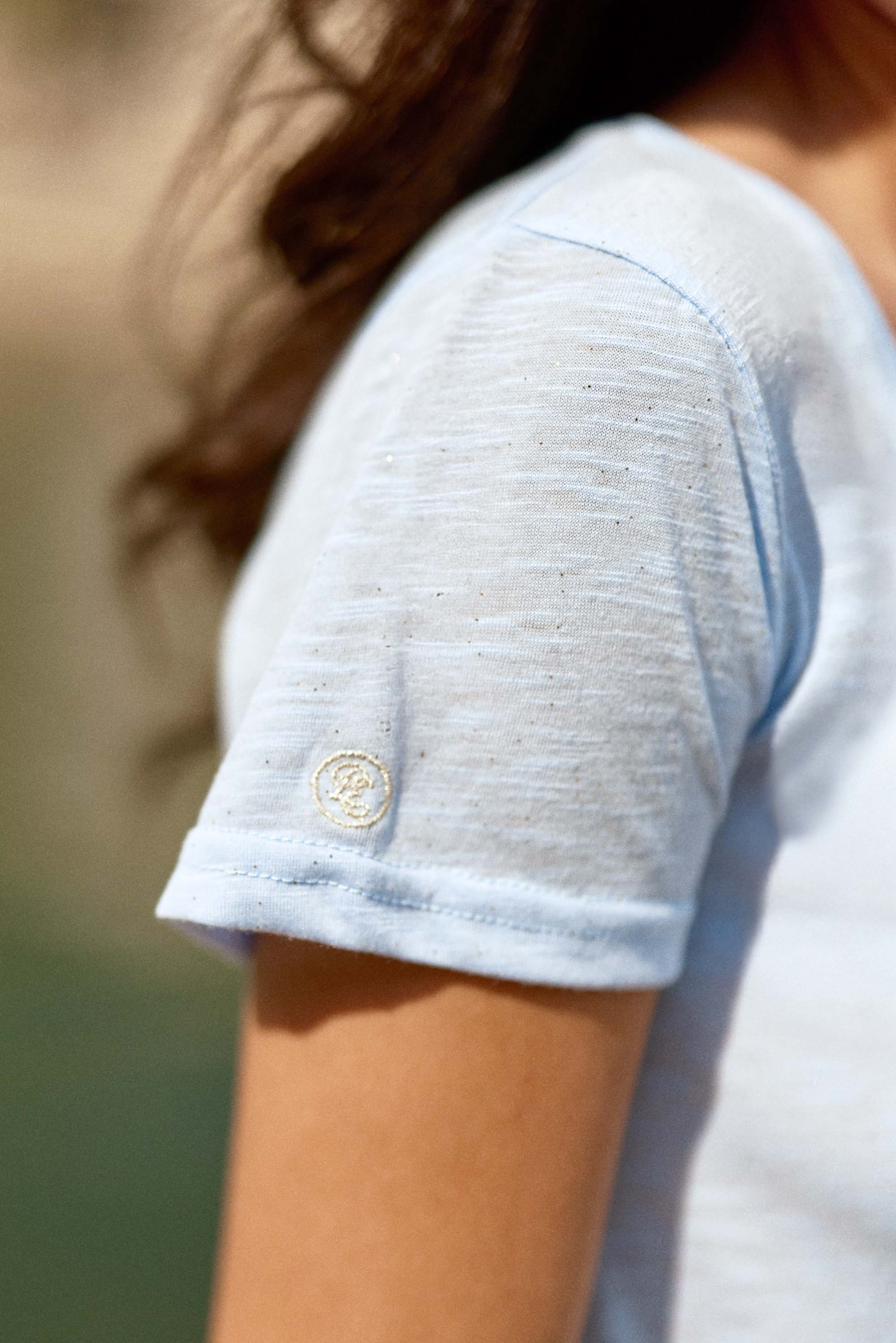 T-shirt bleu ciel - Elvie