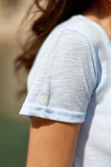 T-shirt bleu ciel - Elvie