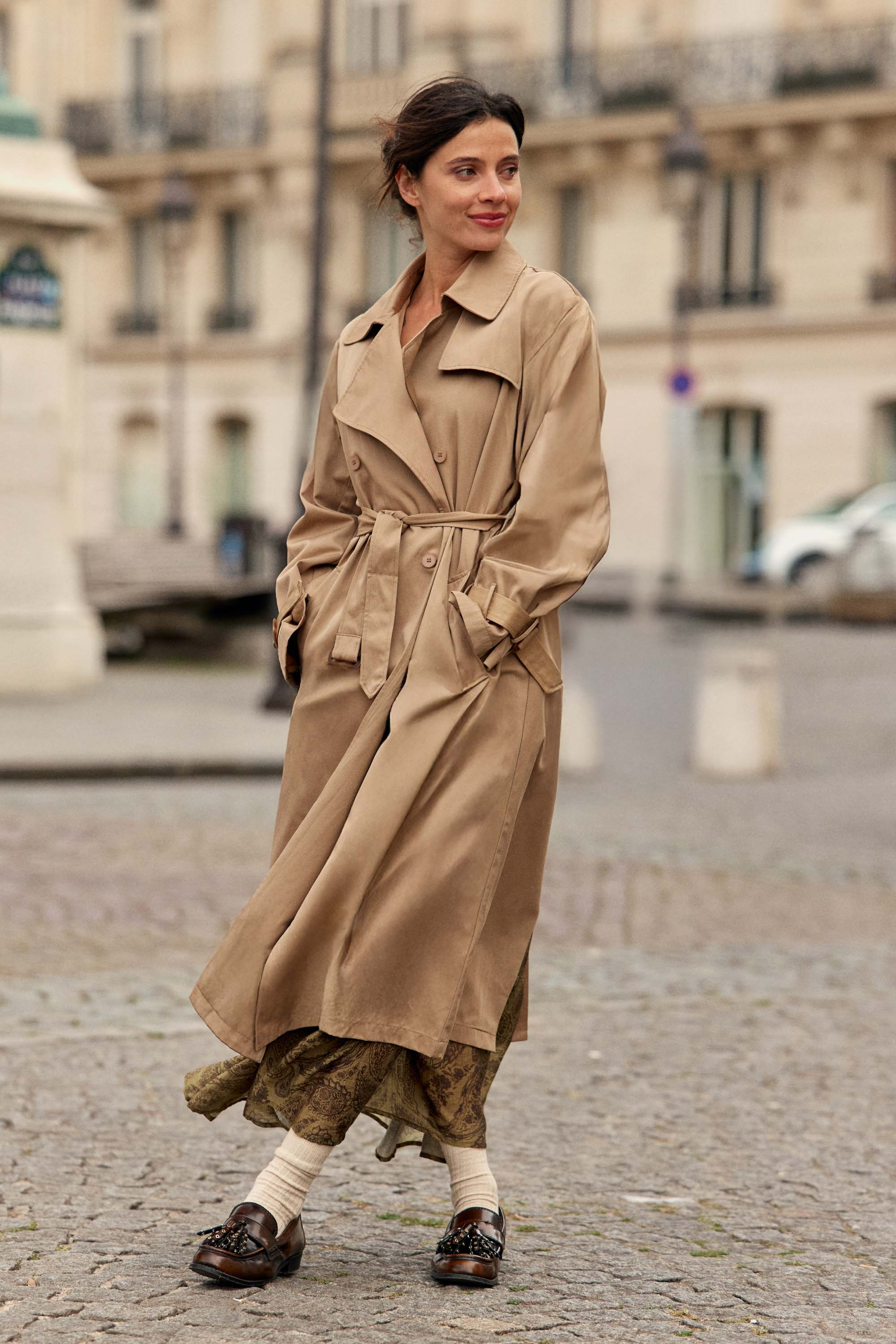 Trench long beige - Farago