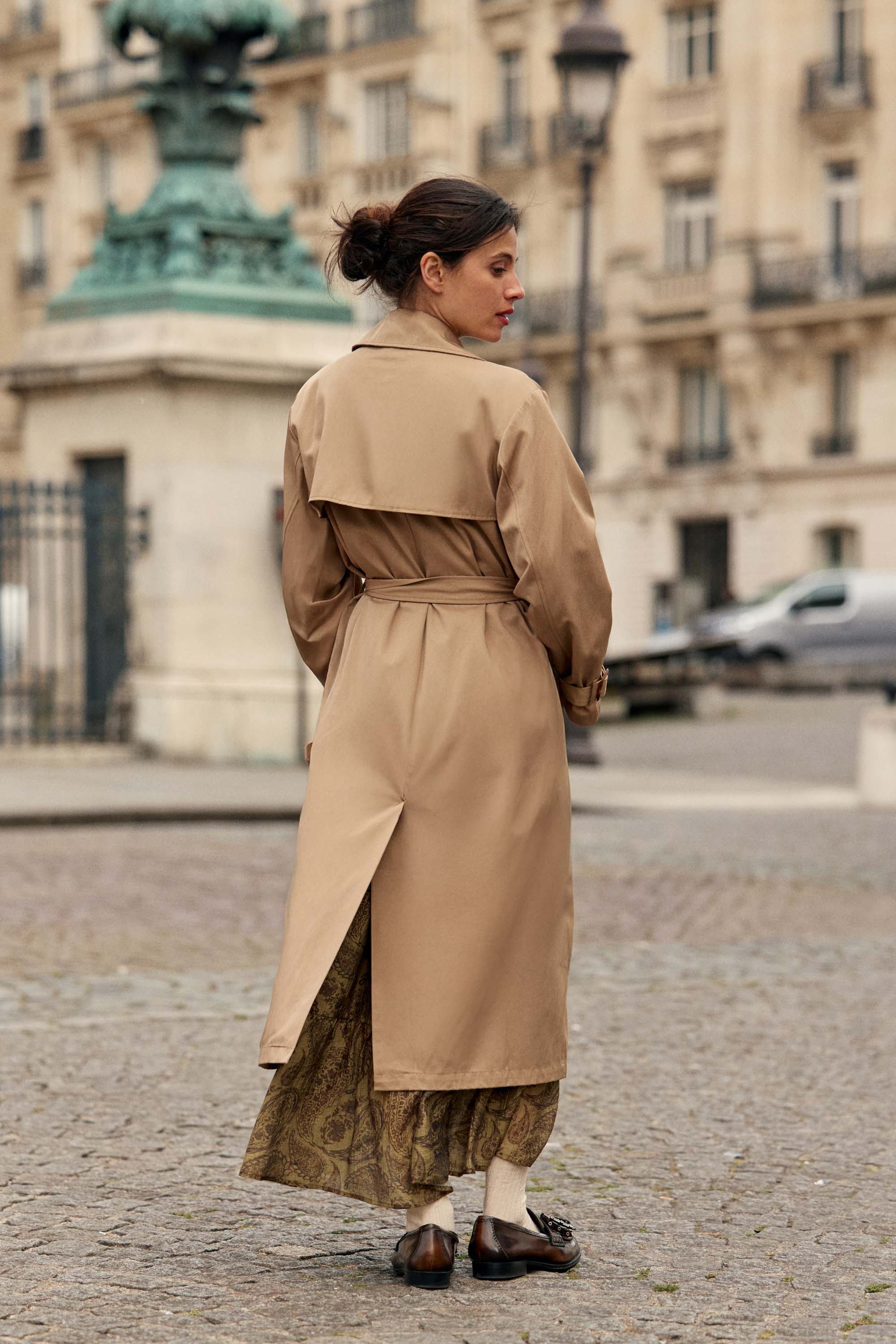 Trench long beige - Farago