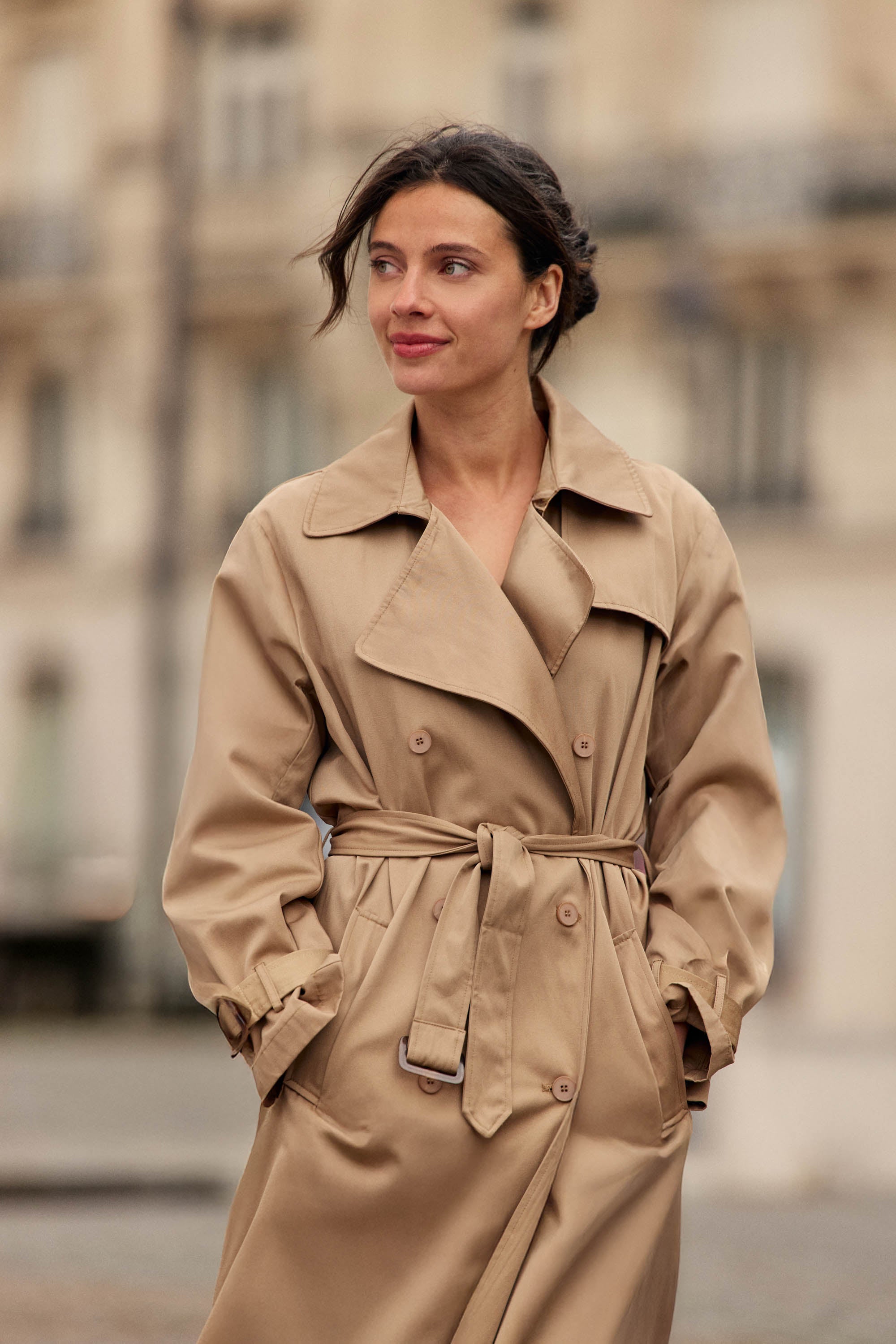 Trench long beige - Farago