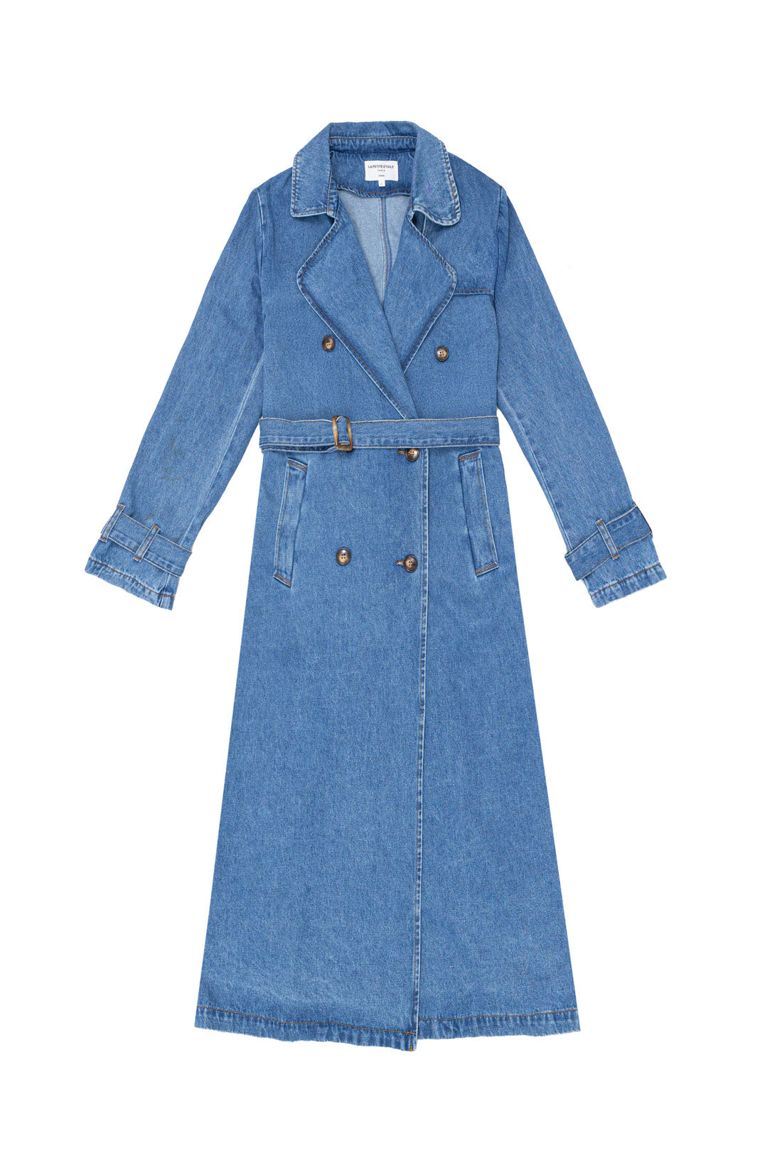 Trench en denim stone - Farago