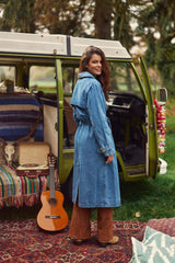 Trench en denim stone - Farago